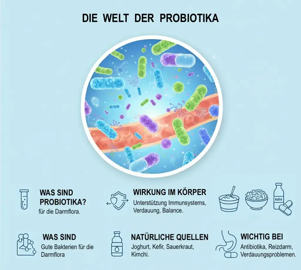 Umfassende Analyse von 18 spezifischen Bakterienstämmen zur Unterstützung der Darmgesundheit und Immunfunktion.