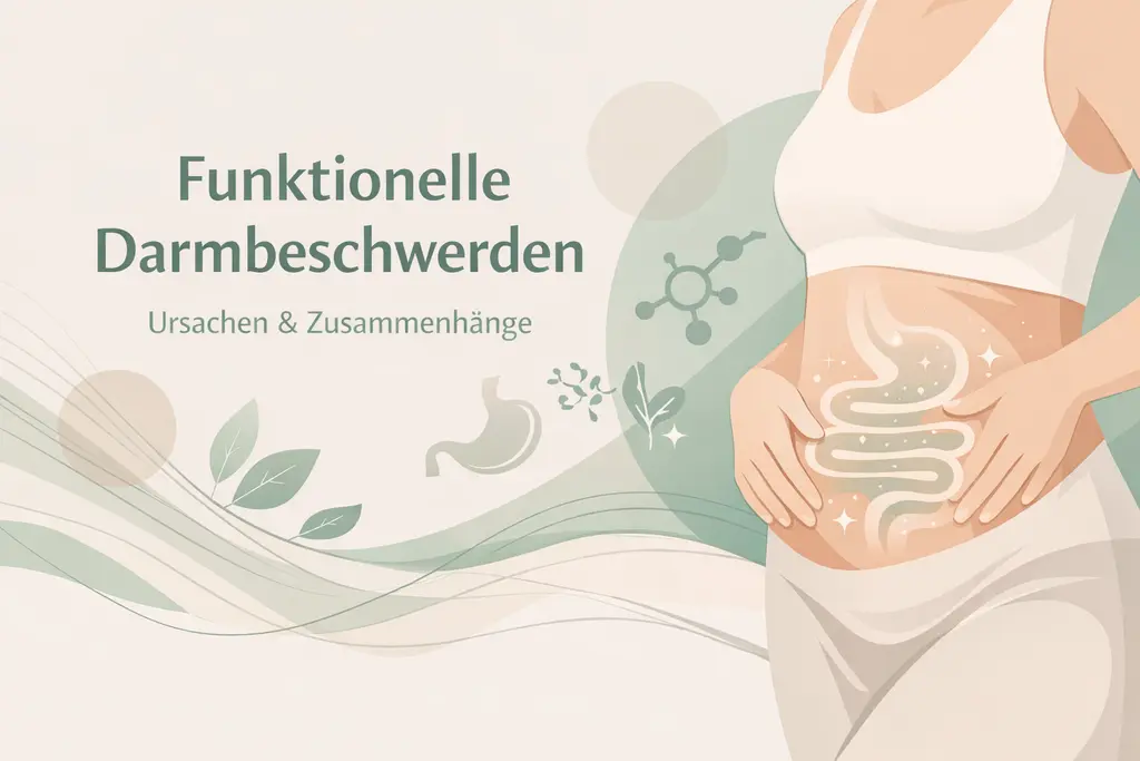 Illustration zu funktionellen Darmbeschwerden und sensibler Verdauung