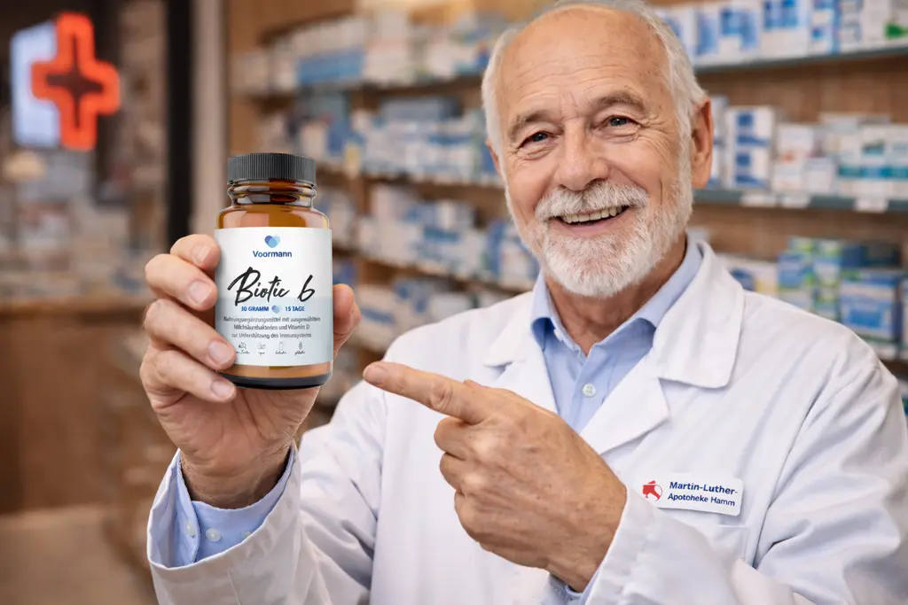 Apotheker empfiehlt Voormann Biotic 6 in der Martin-Luther-Apotheke in Hamm