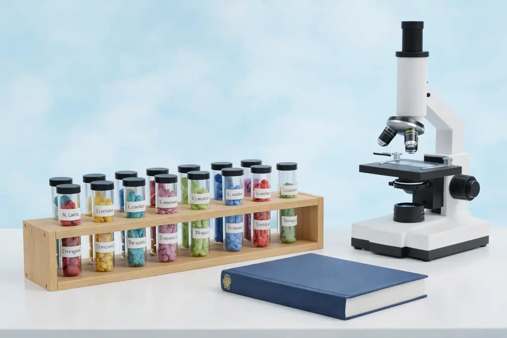 Laboranalyse im Expertenbericht zu 18 Darmbakterienstämmen