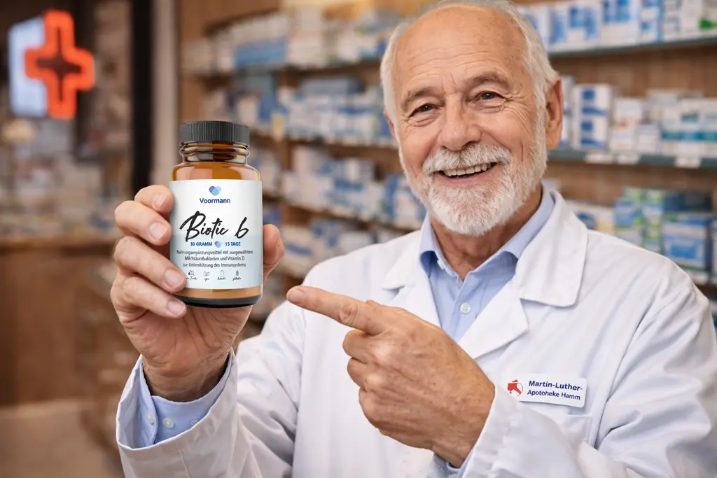 Apotheker empfiehlt Voormann Biotic 6 in der Martin-Luther-Apotheke in Hamm